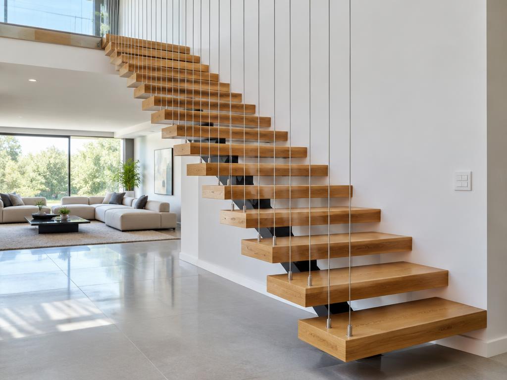 Staircase Invisible Grills installation in Hyderabad