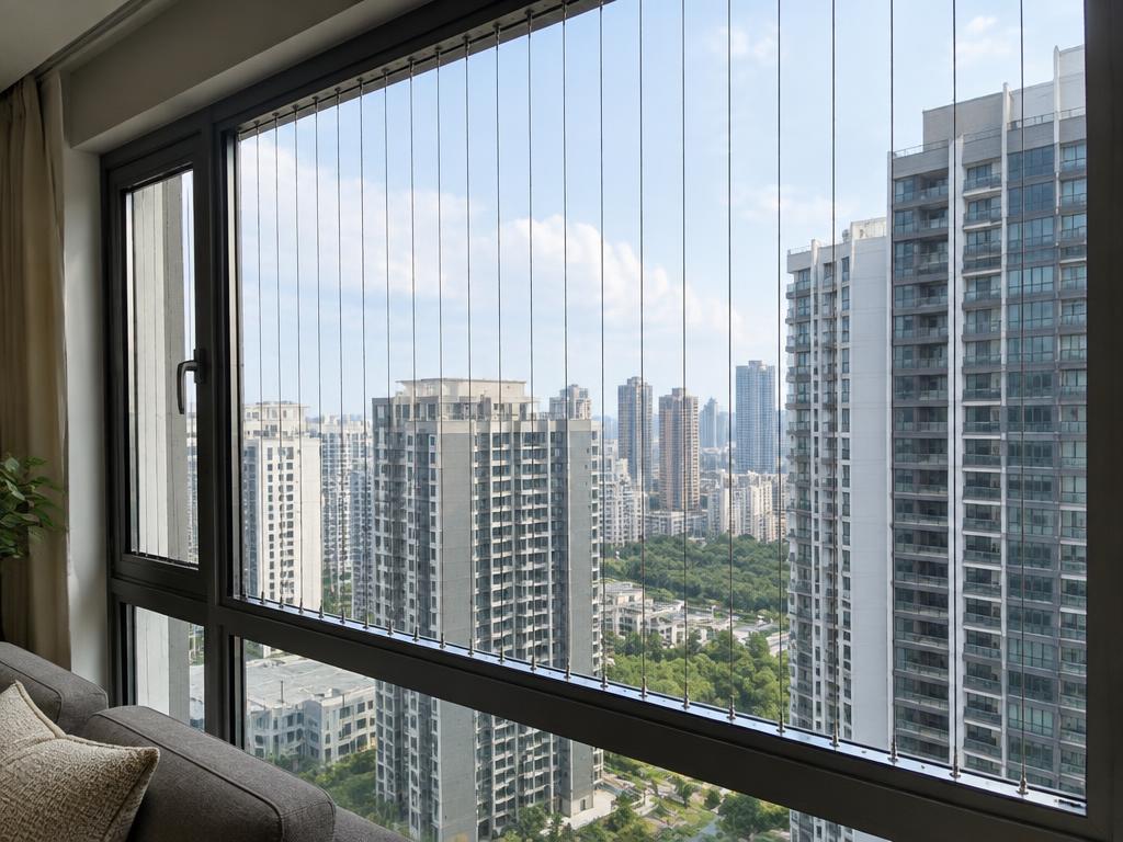 Window Invisible Grills installation in Hyderabad